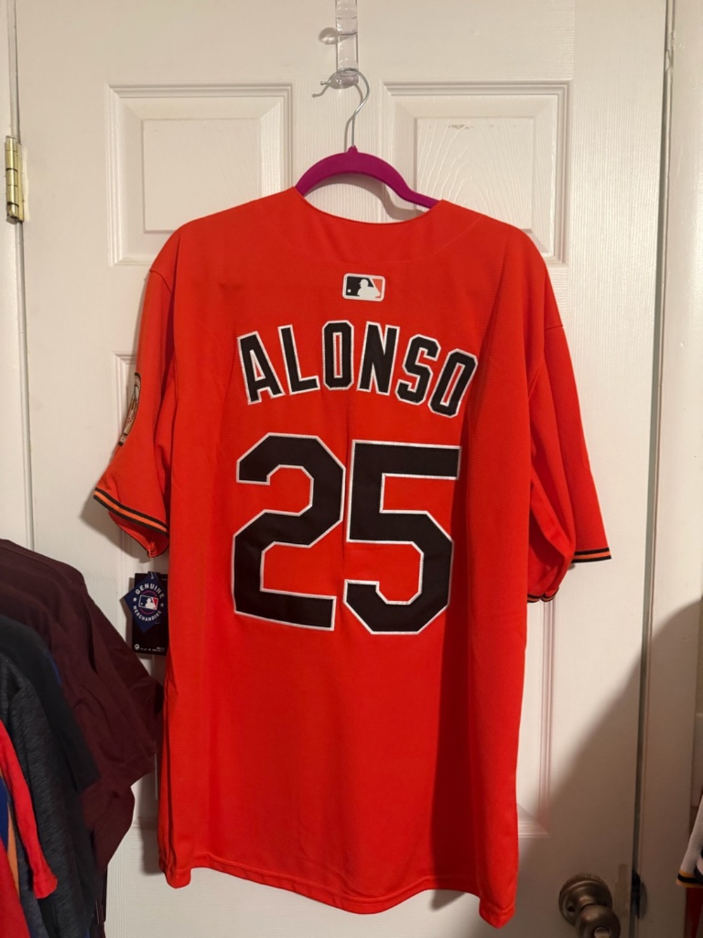 Pete Alonso Genuine Merchandise Baltimore Orioles Orange Black #25 Jersey - Picture 2 of 3